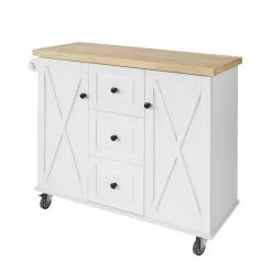 Keittiökaappi SoBuy FKW96-WN, Valkoinen