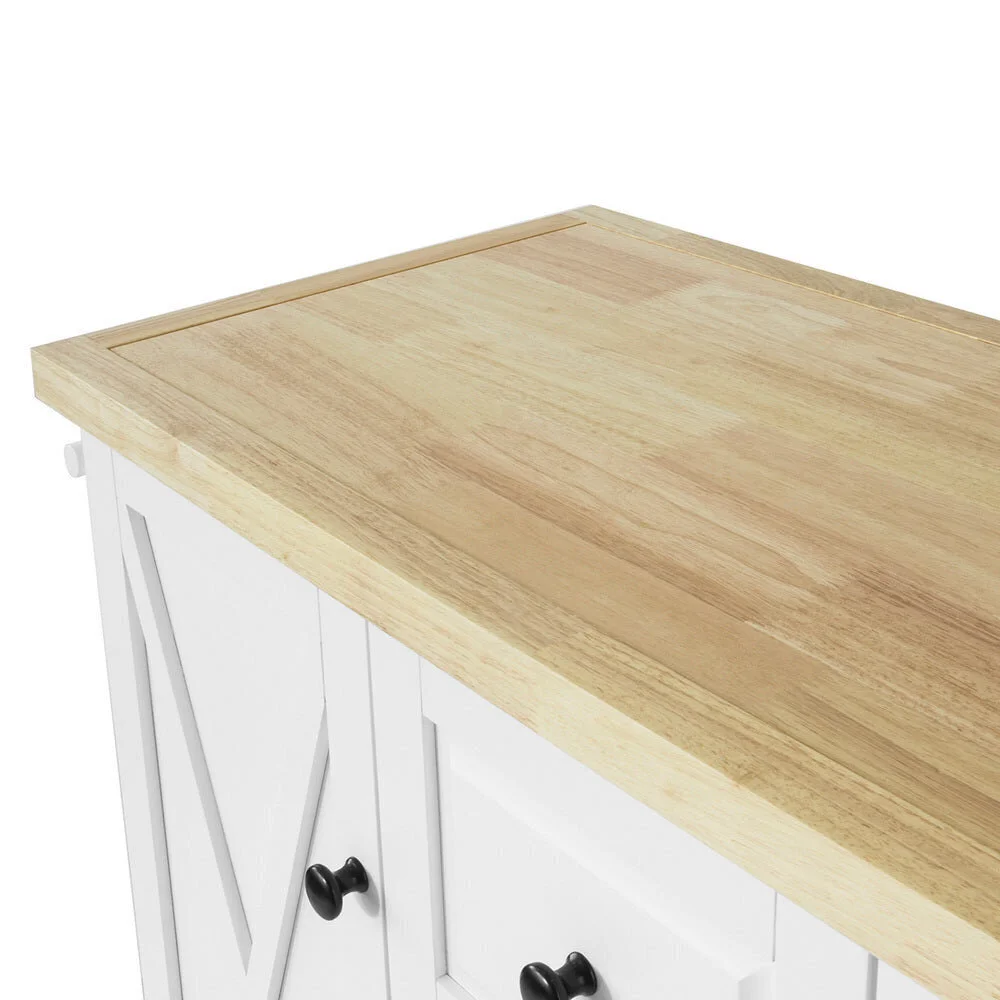 Keittiökaappi SoBuy FKW96-WN, Valkoinen 5 Keittiökaappi SoBuy FKW96-WN, Valkoinen - Image 5