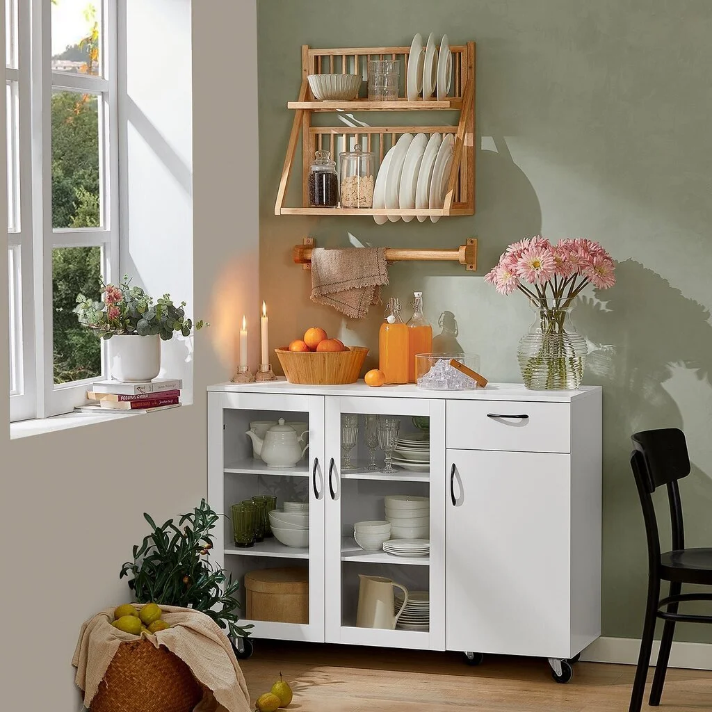 Keittiökaappi SoBuy FSB57-W, Valkoinen 4 Keittiökaappi SoBuy FSB57-W, Valkoinen - Image 4