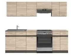 Black Red White Keittiökaappisarja Junona Line 240, Tammen Väri