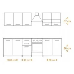 Keittiökaappisarja Set 200, Tammi -Olohuoneen kalusteet myymälä keittiokaappisarja set 200 tammi e90be palaute reference