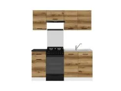 Black Red White Keittiökalusteet BRW Junona Line 170, Vaaleanruskea.