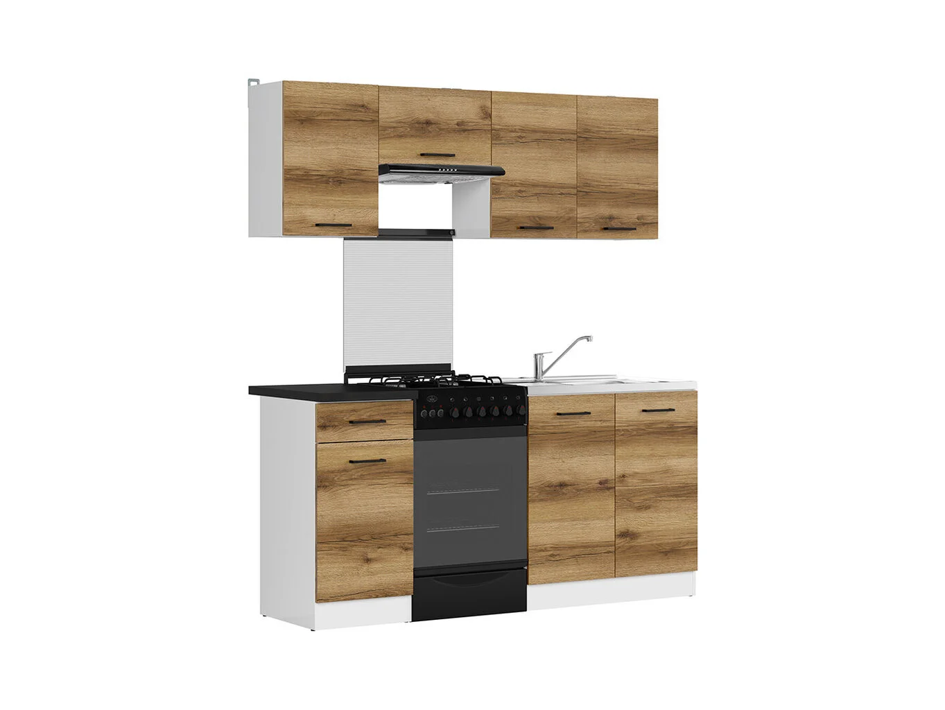 Black Red White Keittiökalusteet BRW Junona Line 170, Vaaleanruskea. 2 Black Red White Keittiökalusteet BRW Junona Line 170, Vaaleanruskea. - Image 2