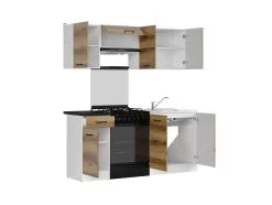 Black Red White Keittiökalusteet BRW Junona Line 180, Vaaleanruskea. -Olohuoneen kalusteet myymälä keittiokalusteet brw junona line 180 vaaleanruskea d690d netistai reference