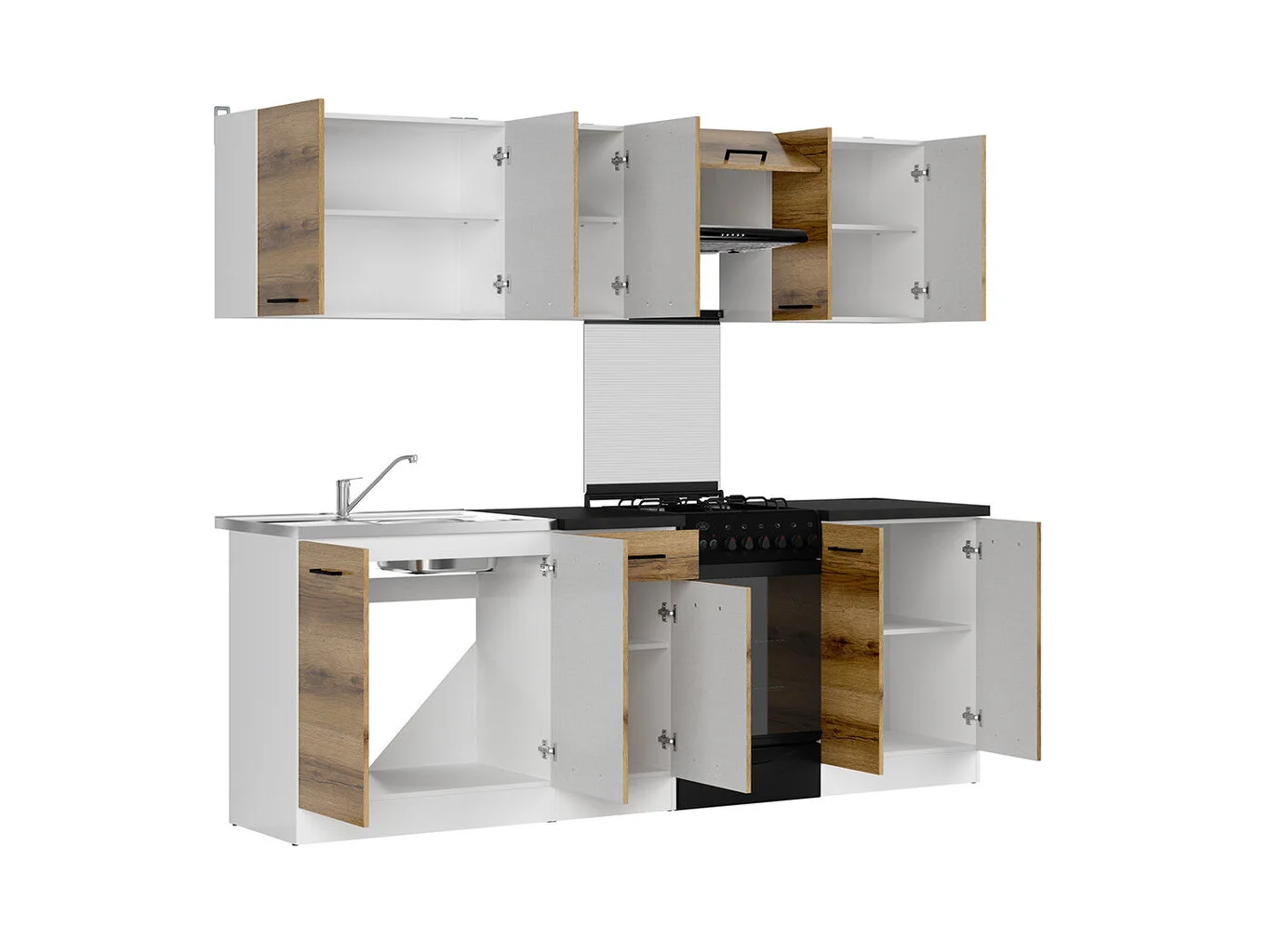 Black Red White Keittiökalusteet BRW Junona Line 230, Vaaleanruskea. 3 Black Red White Keittiökalusteet BRW Junona Line 230, Vaaleanruskea. - Image 3