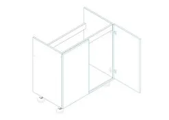 Stolkar Keittiön Kaappisarja Mela 1,2/1,8 Työpinnalla, Valkoinen -Olohuoneen kalusteet myymälä keittion kaappisarja mela 1218 tyopinnalla valkoinen 0d373 netistai reference