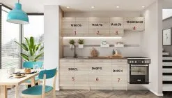 Stolkar Keittiön Kaappisarja Mela 1,8/2,4 Työtaso, Tammi -Olohuoneen kalusteet myymälä keittion kaappisarja mela 1824 tyotaso tammi 55a5f hinta reference