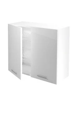 Halmar Keittiön Seinäkaappi Vento GC 80/72 Astiahyllyllä, Valkoinen