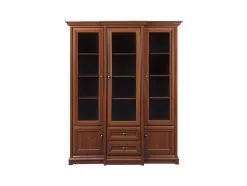 Black Red White Vitriinikaappi Kent 3W2S, Ruskea