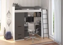 Kerrossänky Meblocross Smyk P, 80x200 Cm, Harmaa/valkoinen -Olohuoneen kalusteet myymälä kerrossanky meblocross smyk p 80x200 cm harmaavalkoinen 2b8df netistai reference