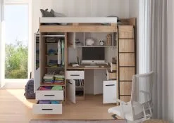 Kerrossänky Meblocross Smyk P, 80x200 Cm, Tammi/valkoinen -Olohuoneen kalusteet myymälä kerrossanky meblocross smyk p 80x200 cm tammivalkoinen b3fa4 osta reference