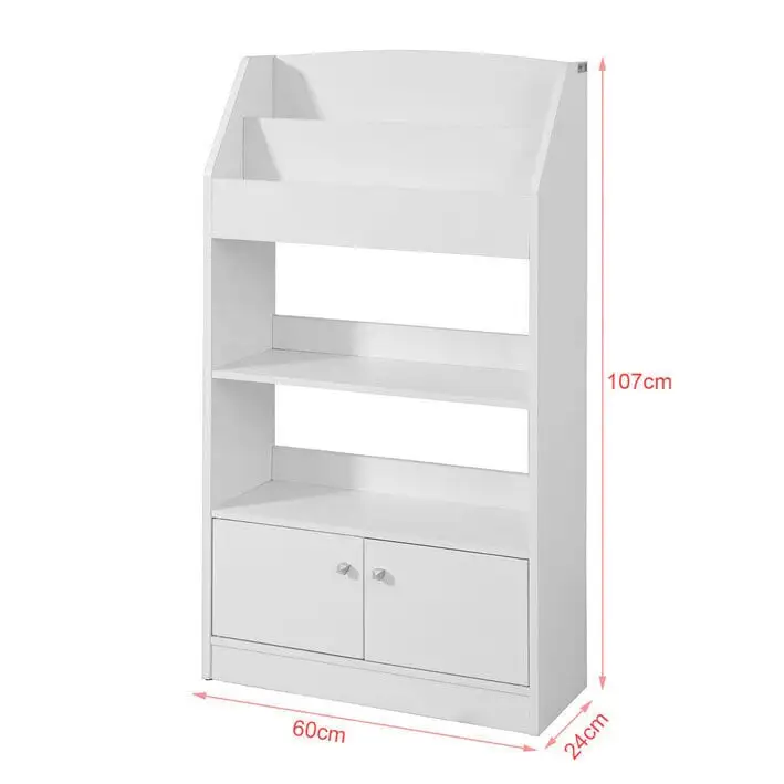 Kirjahylly SoBuy KMB11-W, Valkoinen 4 Kirjahylly SoBuy KMB11-W, Valkoinen - Image 4