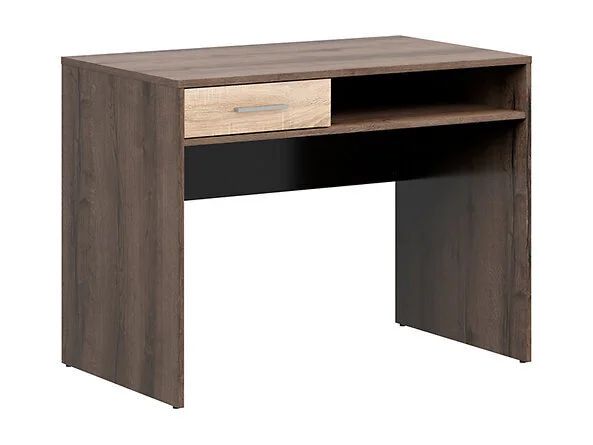 Black Red White Kirjoituspöytä BRW Nepo Plus 1S, Ruskea / Tammi 2 Black Red White Kirjoituspöytä BRW Nepo Plus 1S, Ruskea / Tammi - Image 2