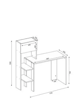 Kirjoituspöytä Bumin, Valkoinen -Olohuoneen kalusteet myymälä kirjoituspoyta bumin valkoinen 856eb halvempi reference