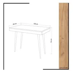 Kirjoituspöytä Kalune Design Valencia, Ruskea 9 Kirjoituspöytä Kalune Design Valencia, Ruskea -Olohuoneen kalusteet myymälä kirjoituspoyta kalune design valencia ruskea 22aac halvempi reference