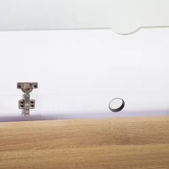 Home4you Kirjoituspöytä STUDY 90x60xH76cm, Materiaali: Melamiinilevy, Väri: Tammi / Valkoinen -Olohuoneen kalusteet myymälä kirjoituspoyta study 90x60xh76cm materiaali melamiinilevy vari tammi 44863 netistai reference