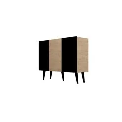 Kocot Kids Toronto -senkki, 120 Cm, Ruskea/musta -Olohuoneen kalusteet myymälä kocot kids toronto senkki 120 cm ruskeamusta 68638 palaute reference