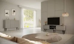 Kocot Kids Toronto -TV-taso, 160 Cm, Harmaa -Olohuoneen kalusteet myymälä kocot kids toronto tv taso 160 cm 0bc6f palaute reference