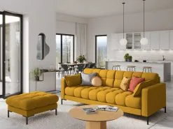 Kolmen Hengen Sohva Micadoni Home Mamaia, Keltainen/musta -Olohuoneen kalusteet myymälä kolmen hengen sohva micadoni home mamaia keltainenmusta 62d1a halvempi reference