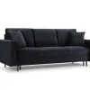 Kolmen Istuttava Sohva Mazzini Sofas Cartadera, Tummansininen/musta