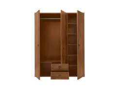 Black Red White Kolmiovinen Vaatekaappi Indiana, Ruskea -Olohuoneen kalusteet myymälä kolmiovinen vaatekaappi indiana ruskea 0f858 netistai reference