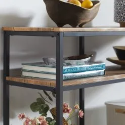 Konsoli SoBuy FSB42-Q, Ruskea/musta 7 Konsoli SoBuy FSB42-Q, Ruskea/musta -Olohuoneen kalusteet myymälä konsoli sobuy fsb42 q ruskeamusta e2dab netistai reference