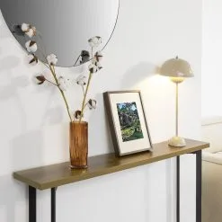 Konsoli SoBuy FSB50-PF, Ruskea/musta -Olohuoneen kalusteet myymälä konsoli sobuy fsb50 pf ruskeamusta 025e5 palaute reference