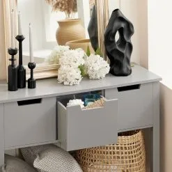 Konsoli SoBuy FSB51-HG, Harmaa 9 Konsoli SoBuy FSB51-HG, Harmaa -Olohuoneen kalusteet myymälä konsoli sobuy fsb51 hg harmaa b771f halvempi reference