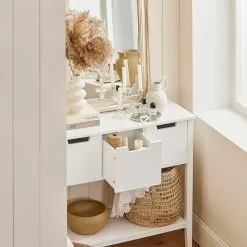 Konsoli SoBuy FSB51-W, Valkoinen -Olohuoneen kalusteet myymälä konsoli sobuy fsb51 w valkoinen 73600 halvempi reference