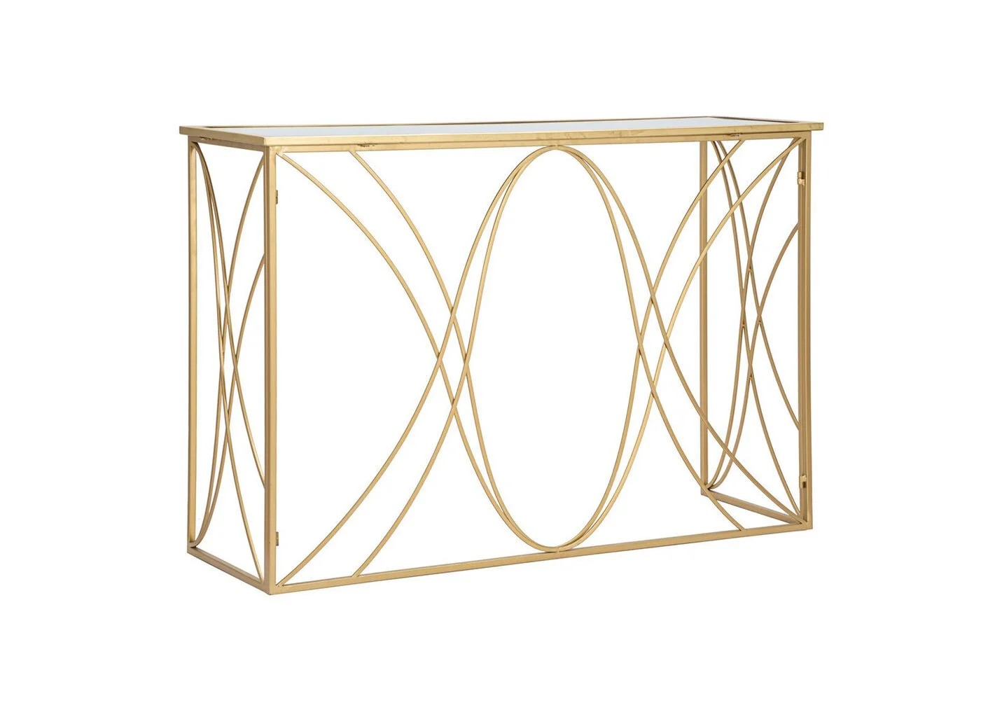 Konsolipöytä Glam, 120x40 Cm, Kultainen 1 Konsolipöytä Glam, 120x40 Cm, Kultainen