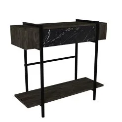 Konsolipöytä Kalune Design Lisbon, Musta/ruskea 11 Konsolipöytä Kalune Design Lisbon, Musta/ruskea -Olohuoneen kalusteet myymälä konsolipoyta kalune design lisbon mustaruskea 9d960 osta reference