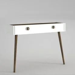 Konsolipöytä Kalune Design Nadya, Valkoinen