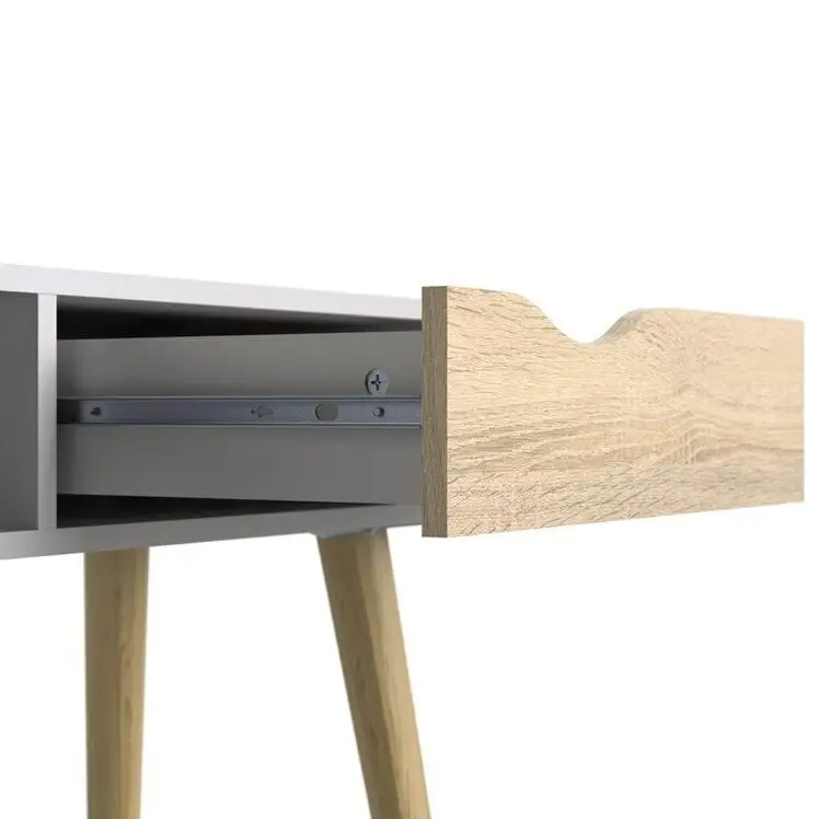 Tvilum Konsolipöytä Oslo, Valkoinen / Tammi 3 Tvilum Konsolipöytä Oslo, Valkoinen / Tammi - Image 3