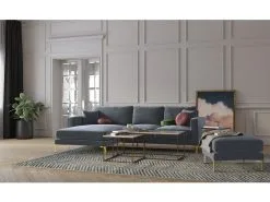 Kooko Home Poeme -kulmasohva, 248 X 160 X 90 Cm, Tummanharmaa -Olohuoneen kalusteet myymälä kooko home poeme kulmasohva 248 x 160 0c25a halvempi reference