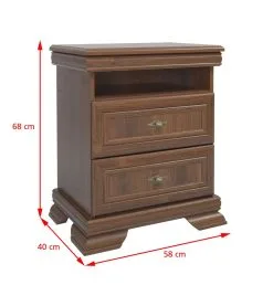 Gala Meble Kora KSN Sivupöytä, Valkoinen -Olohuoneen kalusteet myymälä kora ksn sivupoyta valkoinen 61e66 netistai reference