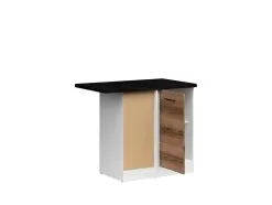 Black Red White Kulmakaappi BRW Junona Line P, Tummanruskea. -Olohuoneen kalusteet myymälä kulmakaappi brw junona line p tummanruskea e0831 netistai reference