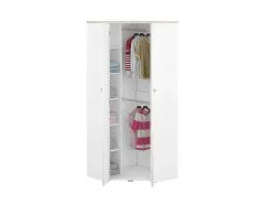 Kulmakaappi ML Meble Elmo 03, Valkoinen/ruskea -Olohuoneen kalusteet myymälä kulmakaappi ml meble elmo 03 valkoinenruskea 302a3 palaute reference