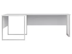 Black Red White Kulmapöytä BRW Office Lux, Vaaleanharmaa -Olohuoneen kalusteet myymälä kulmapoyta brw office lux vaaleanharmaa be650 netistai reference