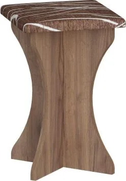 Meblocross Kulmaruokailuryhmä Jakkaroilla, Tummanruskea/valkoinen -Olohuoneen kalusteet myymälä kulmaruokailuryhma jakkaroilla tummanruskeavalkoinen 48231 palaute reference