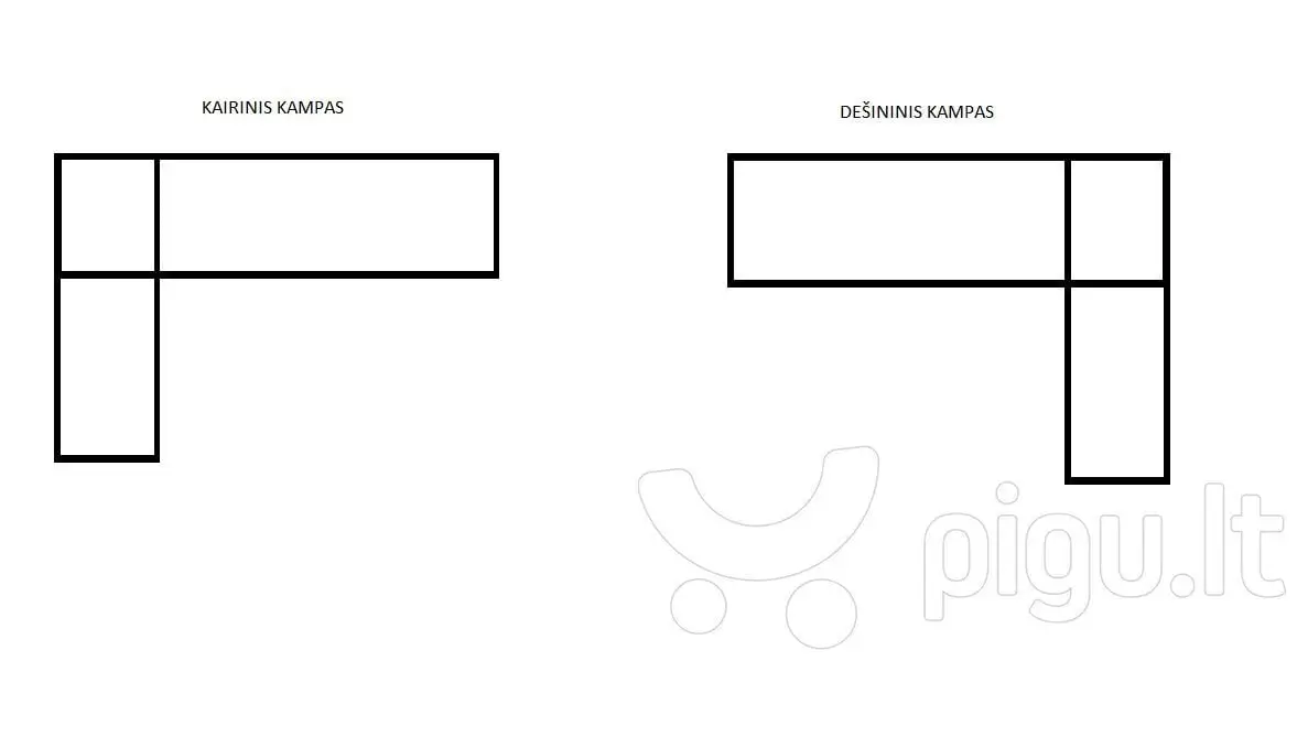 NORE Kulmasohva Ontario, Kerma/ruskea 4 NORE Kulmasohva Ontario, Kerma/ruskea - Image 4