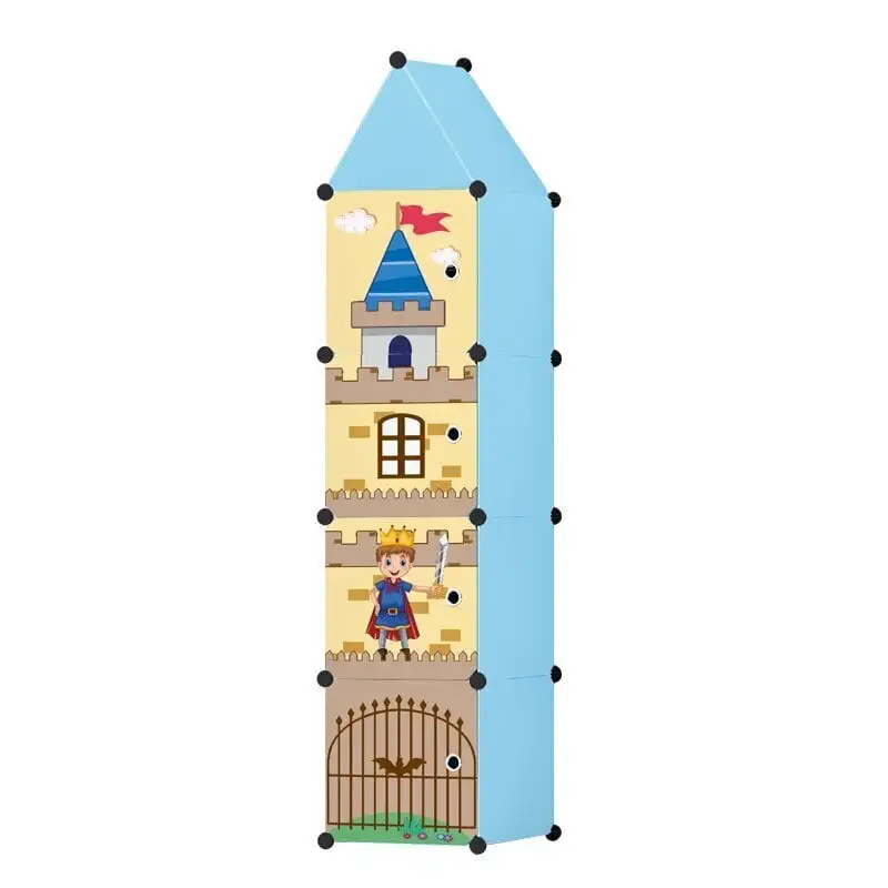 Lasten Kaappi Funlandia 4, Keltainen 1 Lasten Kaappi Funlandia 4, Keltainen