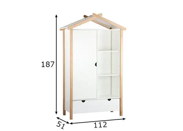 Lastenhuoneen Vaatekaappi 2 Lastenhuoneen Vaatekaappi - Image 2