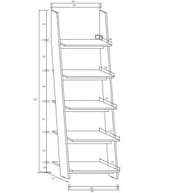 Meblocross Lattiahylly Rack 60, Vaalea Tammi. -Olohuoneen kalusteet myymälä lattiahylly rack 60 vaalea tammi 1e490 hinta reference