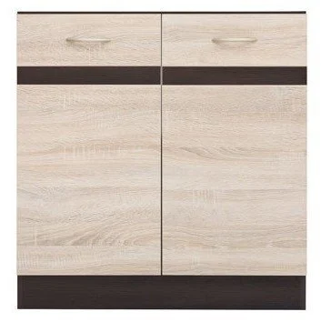 Black Red White Lattiakaappi Junona Line DK2D 80/82, Sonoma/wenge 1 Black Red White Lattiakaappi Junona Line DK2D 80/82, Sonoma/wenge