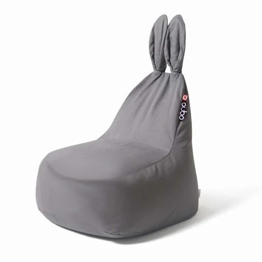 Qubo™ Säkkituoli Qubo ™ Baby Rabbit Aqua, Sametti, Harmaa 1 Qubo™ Säkkituoli Qubo ™ Baby Rabbit Aqua, Sametti, Harmaa