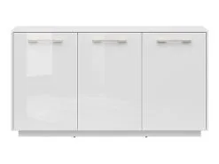 Black Red White Lipasto BRW FL Smart 3D 163, Valkoinen Kiiltävä