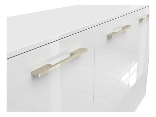 Black Red White Lipasto BRW FL Smart 3D 163, Valkoinen Kiiltävä 5 Black Red White Lipasto BRW FL Smart 3D 163, Valkoinen Kiiltävä - Image 5