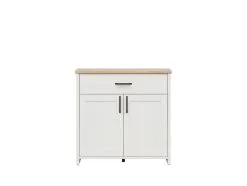 Black Red White Lipasto BRW Loksa 2D1S, Valkoinen