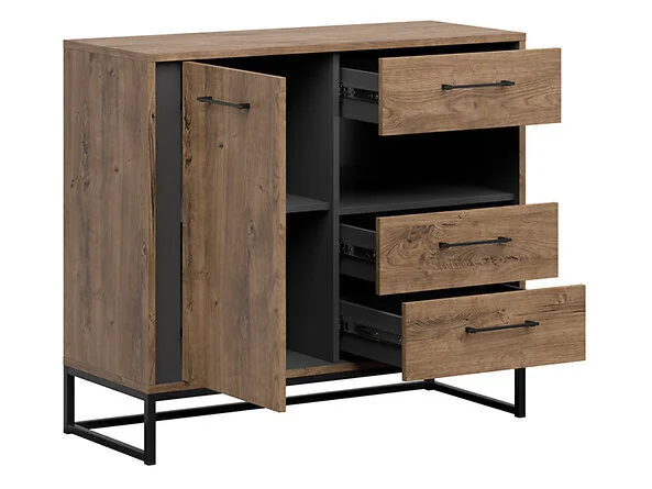 Black Red White Lipasto BRW Luton 1D3S, Ruskea/harmaa 3 Black Red White Lipasto BRW Luton 1D3S, Ruskea/harmaa - Image 3