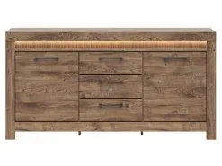 Black Red White Lipasto BRW Torin 2D3S, Ruskea